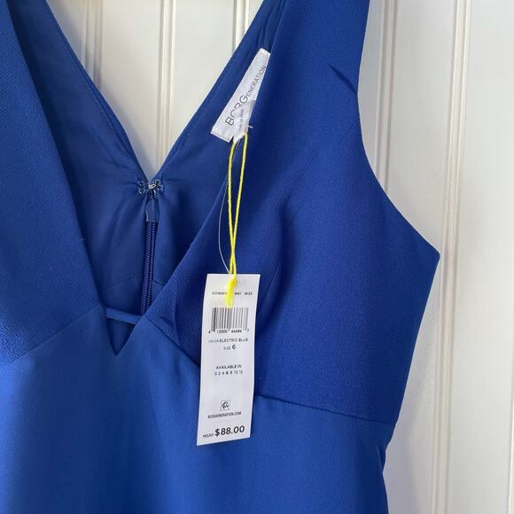 NWT BCBGeneration Women's Blue Cocktail Party Casual Elegant Dress Size 6 - Picture 5 of 7